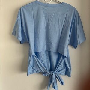 Blue Tie Back T-shirt
